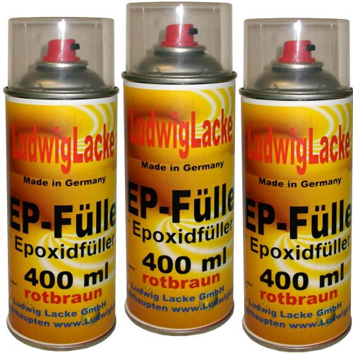 LudwigLacke Haftgrund 3 EP Füller Spray Rotbraun 400 ml je Spraydose