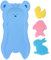 UNFAIR Cuscino Spugna Antiscivolo per I Neonati, Cuscino da Bagno per Il Bagno Baby Care Baby Shower