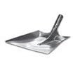 OEM SYSTEMS Badile Pala per Carbone Senza Manico 355x300 mm Misura n° 5 in Acciaio Zincato