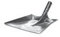 OEM SYSTEMS Badile Pala per Carbone Senza Manico 355x300 mm Misura n° 5 in Acciaio Zincato