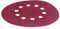 Scheppach Wand & Deckenschleifer Schleifscheiben (10 Stück) | Körnung 80 | 215Ø Scheibe | für DS920 - DS930 - DS210 - DS200 | Klett-Schleifpapier Set | rund | gelocht für Absaugung | Wandschleifer