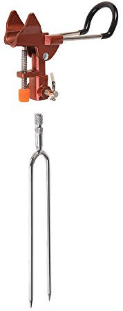 Lixada Angelrutenhalterung/-ständer, verstellbar, abnehmbar, Angelzubehör, a