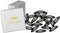 Haarallerliebst Haarspangen Oval für Kinder & Damen – 20 Stück in Schwarz (5 cm) inkl. Aufbewahrungsbox weiss – Ideal für normales Haar