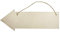 Rayher 62848505 Panneau en bois Flèche, FSC100%