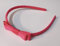 Cerchietto per capelli per bambine, classico, realizzato a mano, per scuola, matrimonio, compleanno, festa, oltre 20 colori (rosa fucsia)