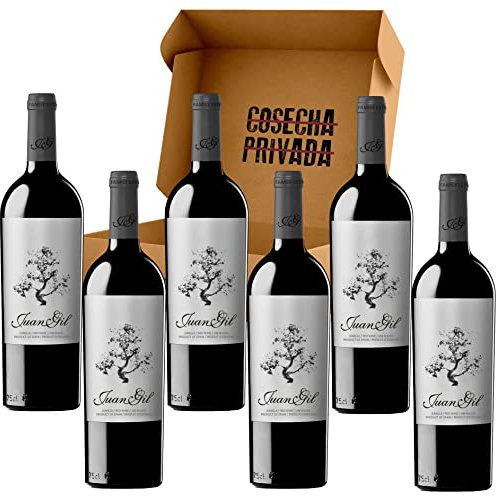 Juan Gil Etiqueta Plata - Envío Gratis 24H - Estuche 6 Botellas - Bodegas Juan Gil- Jumilla - Vino Regalo - Seleccionado y Enviado por Cosecha Privada