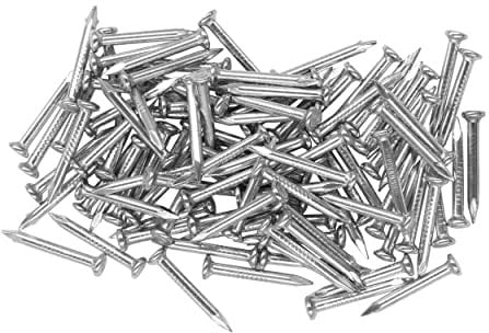 OMOTOOL Brick Steel Nails Assortment Kit (100 pcs), Galvanized Concrete Wall Nail for Hanging Pictures and Woodworking, Suit for Drywall and Pine (2CM)