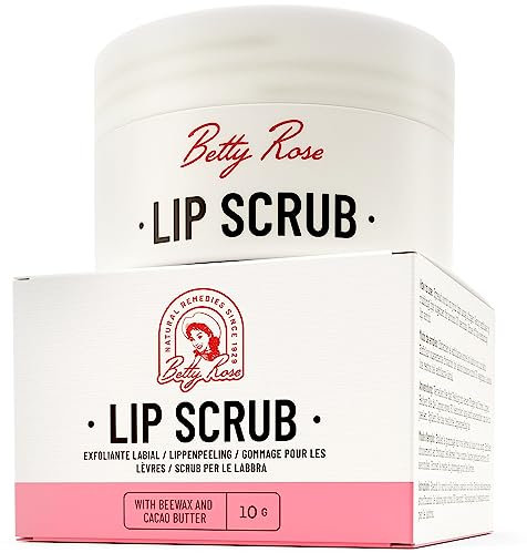 Lip Scrub - Lip Scrub Exfoliator and Moisturizer for Lightening and Brightening Lips, Lip Exfoliator Scrub with Pure Beeswax with Vitamin C and E for Hydrating, Moisturizing and Plumper Lips, 10 g