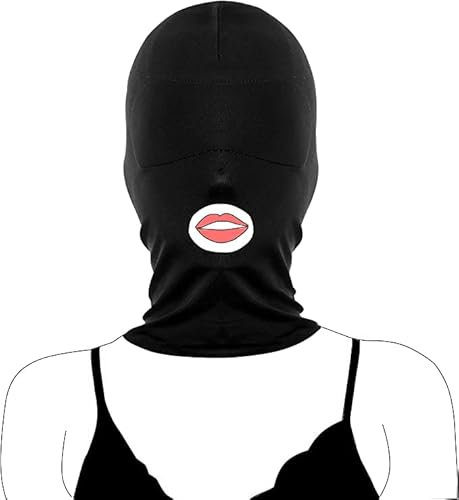 [𝘉anₐп ┉ Tₒys] Passamontagna Foro Traspirante Elastico Cosplay 0PEN M0UTH Maschera per Donna Uomo