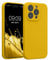kwmobile Case Compatible with Apple iPhone 15 Pro Case - Slim TPU Silicone Phone Cover - Soft Touch Finish - Radiant Yellow
