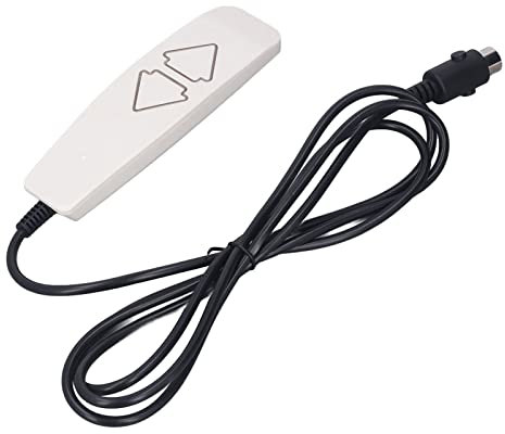 Ejoyous Interruptor de Mano Mando Universal para Sillón Elevador Mando a Distancia Inalámbrico con 2 Botones y Botón de Sillón Reclinable Eléctrico de 5 Pines para Okin Dewert Limoss Kaidi