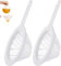 2 Pcs Fine Mesh Strainers, with Handle Hook Plastic Nylon Fine Mesh Strainer, Kitchen Ultra-Fine Mesh Strainer for Frying Oil, Juice, Jam, Wine and Cheese