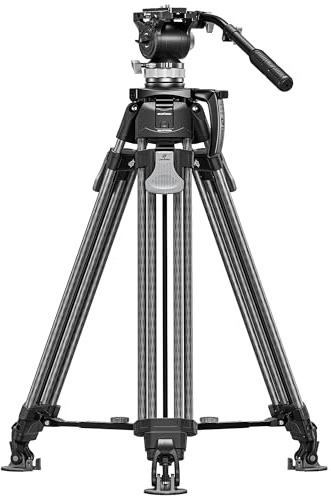 Leofoto Carbon-Dreibeinstativ LVF-163C + BV-15 Videostativset