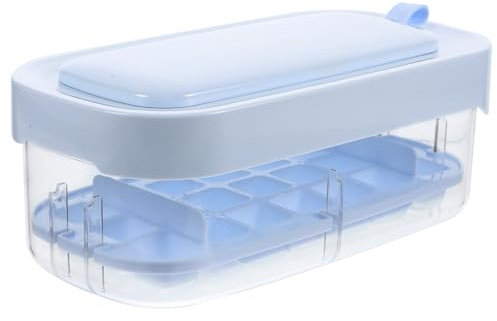 MAGICLULU 1 Satz Eisbox Aus Silikon Eiswürfel Eisgitterform Würfelformen Led-würfel Trichter Eismaschine Eisform Eisbehälter Eis-pop-form Spender Eishalter Kieselgel