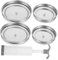 GRADENEVE Food Vacuum Sealer Attachment Stainless Steel Jar Sealer Wide Mouth Jars Canning Machine Regular Mouth Jar Sealing Kit