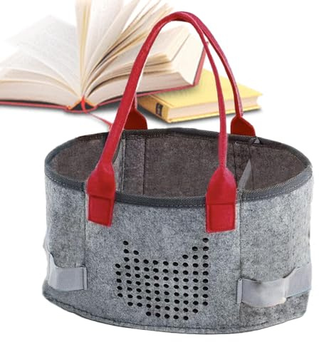 Audio -Spieler -Fall, Filz mit Tragetasche | Hören Puppenspeicher -Koffer,Musikinstrumentenzubehör, Tastaturabdeckungen, zusätzliche Space -Stoffkoffer für Audio -Player