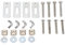 T Track Mini Hold Down Clamp 4 Pack Hesp Seset Duty Zinc Aluminum Aluminium Aloy CNC Clampas de enrutador para el procesamiento de metal de la máquina de grabado en serie 3018