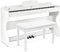MUSTAR E-Piano 88 Tasten mit Klavierhocker, Digital Piano, Elektrisches Klavier mit Klavierständer, 3 Pedaladapter, 2 Kopfhöreranschluss, LCD-Bildschirm, USB/MIDI, Piano für Anfänger, Weiß