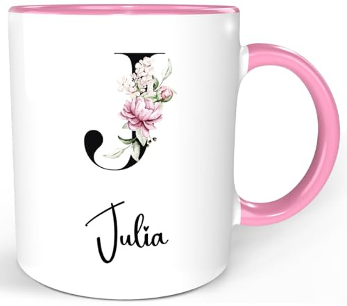 Julia Tasse – Lustiger Spruch – Geschenkidee für Julia – Geschenk für Kolleginnen und Freunde (Pink)