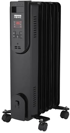 Techni Home Oil Filled Radiator Heater, 7 Fin Portable Space Heater