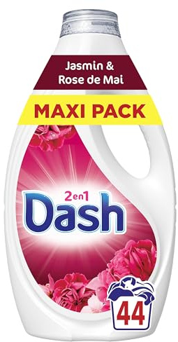 Dash 2en1 Lessive Liquide Jasmin & Rose de Mai x44