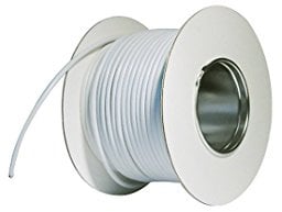 ABUS Alarmkabel 100m, 8-adrig, Weiß, PVC, Verzinnt, Korrosionsbeständig, Hochwertige Verarbeitung, Leichte Entmantelung, Abgeschirmte Leitungen, Entscheidendes Utensil für Alarmanlagen, AZ6361