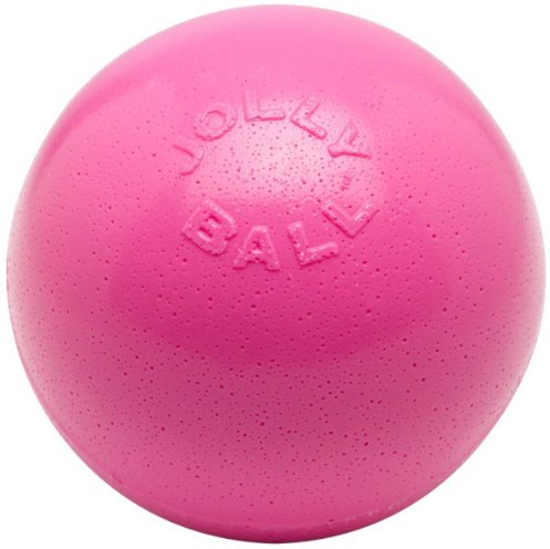 Jolly Pets Pride Inc. Jolly Haustiere Bounce-N-Play Jolly Ball - 8 Bubblegum - Bubblegum Clear, Unisex, HMP0828