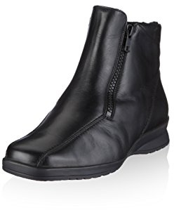 Semler Karolin Damen Kurzschaft Stiefel | Stiefeletten, Schwarz, Reißverschluss, Komfort, Damen, Schuhe