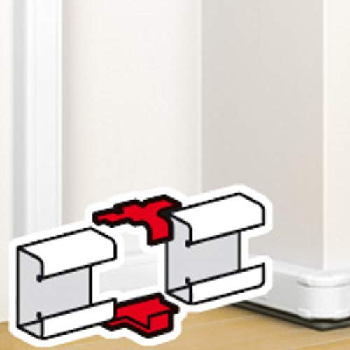 Eclisse de jonction pour goulotte Mosaic 50x105mm - blanc