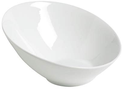 COSY & TRENDY HB0032 Saladier en porcelaine-Blanc-D21,8XH10CM
