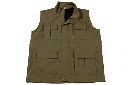 Abraxas Outdoor- Weste Herren - Übergröße, Khaki, Größe:4XL