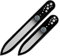 Gifts for girlfriend - Mont Bleu Premium Set of 2 Glass Nail Files Hand Decorated with Swarovski Elements - Genuine Czech Tempered Glass - Nail supplies - Crystal Nail Files for Manicure Tool Kit