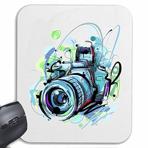 Mousepad Alfombrilla de ratón Las cámaras Digitales cámara de la fotografía Modelo Retro Cámaras Digitales fotógrafo de la cámara SLR FOTOSTUDIO la cámara subacuática para su portátil, Ordenador Port