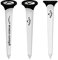 Callaway Par-Tee High Performance Golf Tees, schwarz/weiß