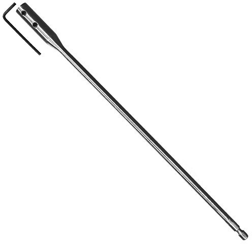 300 mm Verlängerung für Flachfräsbohrer Flachbohrer 1/4 Sechskant Aufnahme
