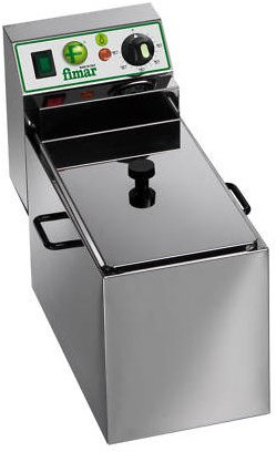 Freidora Eléctrica banco profesional 8 litros cm 27x49x36 RS1025
