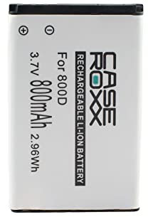 caseroxx Li ION Batterie de téléphone Portable Compatible avec Doro 6530/6531 / 6050/6051, Batterie de Remplacement pour Votre téléphone (800 mAh)