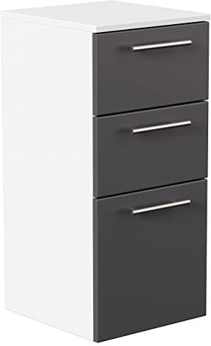emotion Midischrank Santini Front anthrazit seidenglanz