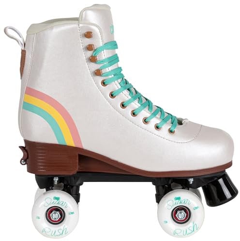 Chaya Roller Skates Bliss Vanilla, größenverstellbar, für Kinder in Vanille, 59mm/78A Rollen, ABEC 7 Kugellager, Art. nr.: 810719