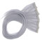 CAISHA 5 Teile Set 60cm Bunte Strähne Strähnchen Clip in Extension Haarverlängerung Glatt Langhaar Haarteil Grau BST117