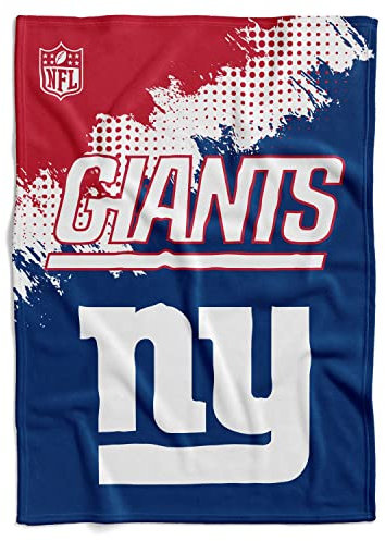Great Branding New York Giants NFL Fleece Super-Soft Plüschdecke