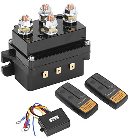 Kit telecomando per verricello, controller interruttore per telecomando in ABS + acciaio 12V verniciato a polvere per ATV UTV da 8000lbs-12000lbs