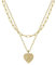 Yowablo Doppelte B黵oklammerkette 26 Liebesbriefe Goldkette Damen Halskette Schmuck Halskette Rose