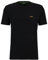 BOSS Mens Logo T-Shirt Short Sleeve Cotton Black/Gold XXL