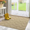 Biscpro Door Mat, 80x100 cm DoorMat Indoor Washable, Doormat Indoor Dirt Trapper Non-slip,Absorbent Inside Entrance Rug Mat for Entryway,Patio,Garden,Laundry Room,Pets - Beige
