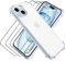 For iPhone 15 Case,iPhone15 Clear Case with Screen Protector/Phone Cover +Tempered Glass 3Pack,Soft TPU Shockproof Full Camera Protection Phonecase,i Phone 15/iphine 15/iohone 15/2023 6.1 inch 5G