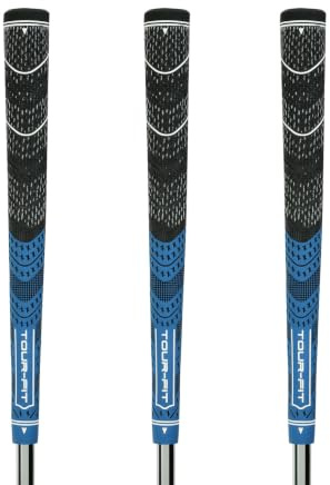 Golf Grip Tour Fit Dual Compound Premium Half Cord Golf Grips Standard Midsize Golf Grips with Golf Tape Set of 1/3/6/9/13