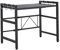 HUOLE Ausziehbares Mikrowellen-Ofenregal – verstellbares Küchenthekenregal, 2-stöckiger Mikrowellenständer für Küchenarbeitsplatten-Organizer-40/64 * 45 * 36,5cm-schwarz