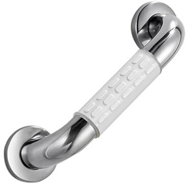 Wannengriff Griffstangen Badewannen Einstiegshilfe für Senioren Wandhaltegriff Weiß30cm