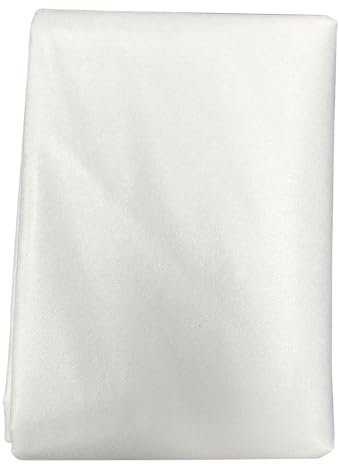 White Lightweight Fusible Iron On Interfacing Fabric 150cm Wide (3 Metre)